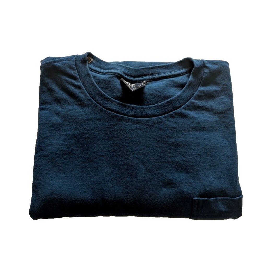 Polo Ralph Lauren T-Shirt Mens Large Navy Blue Red Pony Logo - Picture 8 of 8